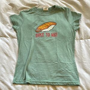 David & Goliath Quirky Sushi Vintage Graphic Tee Y2K small